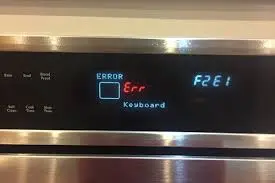 Oven Display Showing Error Codes